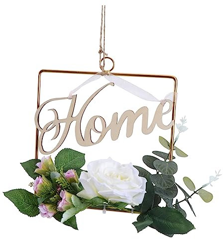 DECHOUS Eleganter Hochzeitsschmuck Wandbehang Im Nordischen Stil Mit Künstlichen Blumen