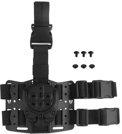 Taktisches Pistolenholster Schnellbefestigungssystem, 360 Grad Winkel Drop Leg Plattform Holster Adapter