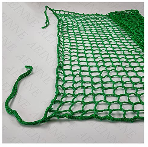Football Soccer Backstop Net Golf Practice Nets, Ball Backstop Net Golf Replacement Netting Soccer Goal Hockey Hitting Batting Net Baseball Sport Netting Material Rebounder Nylon Nets, Green, Outdoor