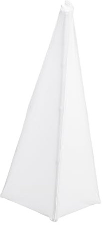 KAILIKETIY Cubierta Para Trípode De Altavoz Blanca Funda Protectora De Poliéster Resistente y Duradera
