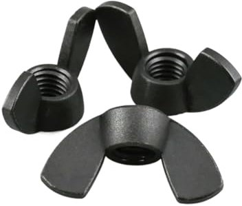 HKVT Nylonmutter Flügelmutter Schmetterling Barren Kunststoff Rändelmutter M3 M4 M5 M6 M8 M10 M12(50pcs-M4)