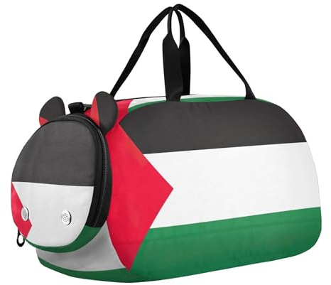 Sac de sport avec drapeau du Mexique pour voyage, week-end, bagage de nuit, sac de sport pour enfants, Drapeau Palestine, Classique