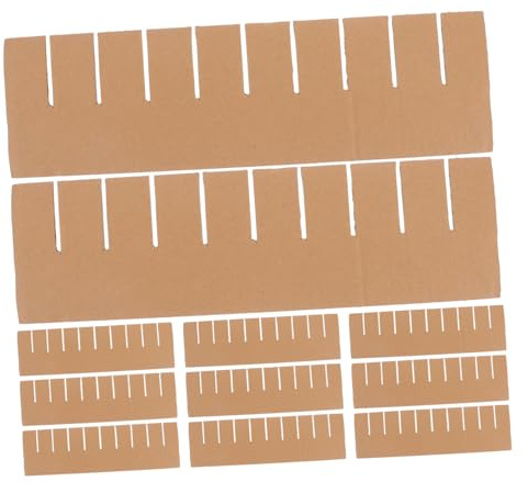 VILLFUL Kartontrenner und Rasteraufteilung aus Papier mit Verstärktem Design 18 Stück für Sichere Verpackung und Aufbewahrung von Zerbrechlichen Glaswaren im Großpack