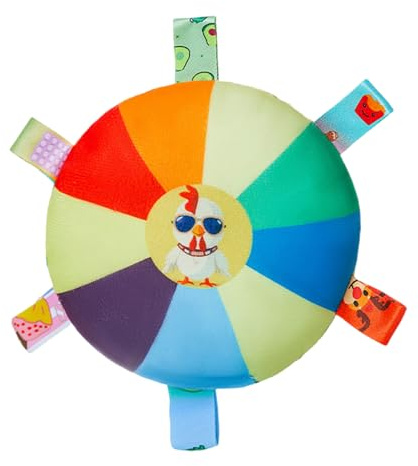 Bonito juguete de peluche con forma de pollo para perro, platillos voladores, peso ligero, juguete para entrenamiento de juego interactivo
