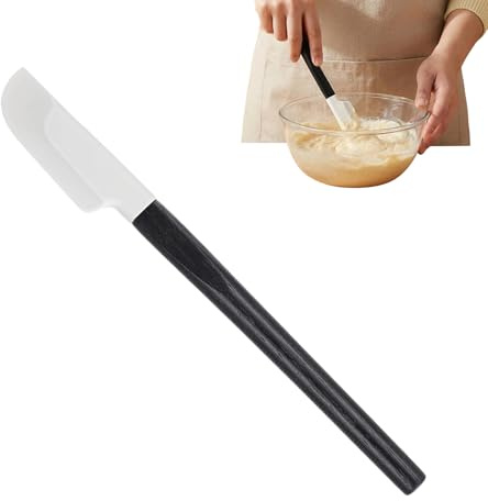 Spatules De Cuisine - Raclette avec Manche en Bois de 23 cm Qualité Alimentaire | Spatule À Étaler Pour La Pâtisserie,Pour Gâteau Salade Beurre Confiture Maison Restaurant Boulangerie