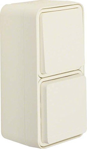 Berker Kombination Wechselsch. 47803512 KD W.1 pw W.1 Schalter-/Steckdosenkombination 4011334404446