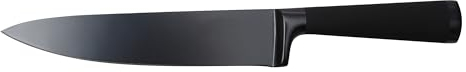 Bergner Black Blade Coltelli da Cucina, Stainless Steel, Nero, Chef