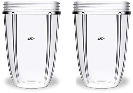 18oz Cup for Compatible with Nutribullet 600W/900w Replacement Parts Blender Juicer Mixer (2 Pack)