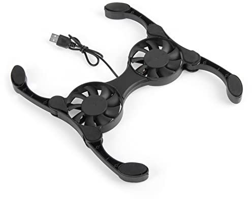 XTYPE Notebook Cooler Pad Quiet Stand Double Fans Cooling Fan Notebook Computer Foldable Cooler Radiator for Laptop