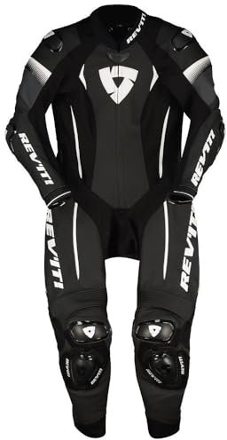 Revit Lederkombi Xena 4 Ladies Racing Einteiler Kombi perforiert einteilig, Schwarz-Weiß, 36