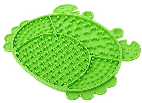 GRIRIW 1stück Pet Pad Aus Silikon rutschfeste Fressmatte Für Hunde Und Katzen Langsames Füttern Einfach Zu Reinigen Für Haustiere Hilft Futteraufnahme