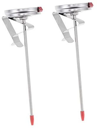 2 Stück Sondenthermometer aus Edelstahl für Lebensmitteltemperaturen
