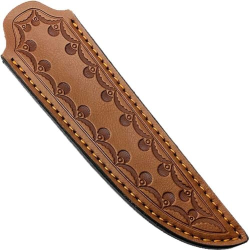 Abbdbd Straight Knife Scabbard Sheath Durable Cowhide Knife Cover Portable Knife Sheath Holster Outdoor Knife Storage Bag
