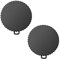 AOEVUIR 2 Pcs Capuchons d'Objectif pour DJI Osmo Action 4 et Action 3 Protecteur Objectif Noir Couvercle d'Objectif Accessoires Protection Compatibles avec DJI Osmo Action Évite Rayures Poussière