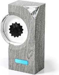 Tanzende magnetische flüssige Musik-Rhythmus-Lampe – Gelb | Ferrofluid mit Sound | Heim-TV-Computer-Büro-Desktop-Dekor | Flüssigkeit mit Musik wechseln