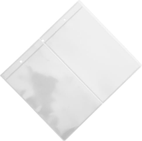 STOBOK Sichere Banktasche Geldhüllen 10 Seiten Pro Packung Schutztasche für Briefmarken-sichtbuch