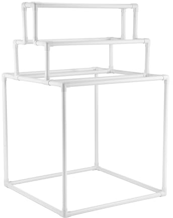 VEVOR Porte-serviettes, 8 barres, support de serviette d'extérieur en PVC, porte-serviettes sur pied de piscine, organisateur de séchage de couettes, pour bord de la piscine, salle de bain, spa, blanc