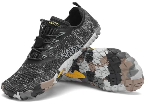 SAGUARO Barfußschuhe, Wanderschuhe, für Herren und Damen, atmungsaktiv, rutschfest, minimalistische Schuhe