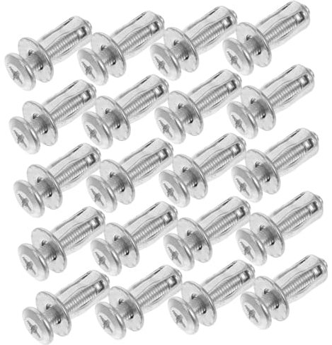 Boulon D’expansion Métallique M5 en Acier au Carbone, 20 Pièces