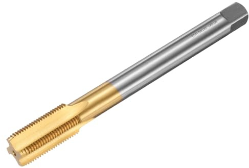 sourcing map Metric Thread Tap M18 x 1.5 H2 160mm Straight Flute Screw Thread Milling Machine Taps Threading Tapping Repair Tool