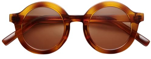 BABYMOCS Gafas de Sol Infantiles de 1,5 a 7 años | Bioplástico Reciclado y Protección UV400 Cat. 3 | Gafas de Sol Redondas Para Niños y Niñas, Sin BPA | Hechas a Mano - Diseño Sueco