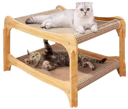Kattklösbräda Slitstark Interaktiv Viloplats Liten, Mellan Och | Avtagbara Dubbellager Klösmattor För Kattungar Och Små Lek Och Träning Små Samt Medela