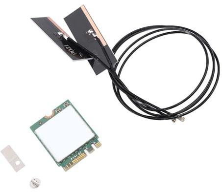 Tosuny 8265NGW AC WLAN Karte, 2,4 G/5 G Dualband NGW Wireless Karte, Hochgeschwindigkeit 1200 Mbit/s, M.2 Schnittstelle, Bluetooth 4.2 WLAN Karten für Wins 7 8 10 (Eingebaute Antennen)