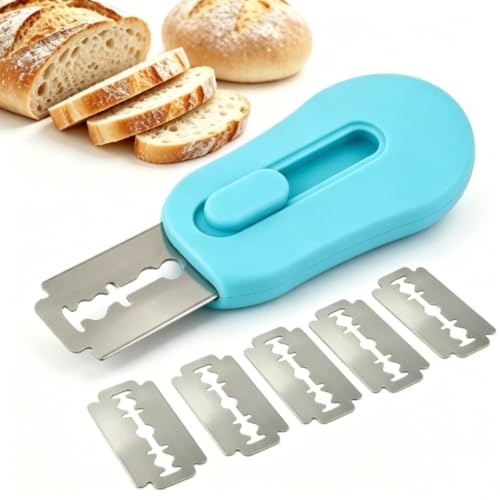 Stainless Steel Bread Lame Dough Scoring Tool With Replaceable Blades | Sharp Ergonomic Sourdough Scorer For Artisan Loaves, Baking And Kitchen Use