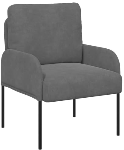 vidaXL Sofas with Cushion 55cm Dark Grey Plywood, Living Room, Modern Sofas, Comfortable Lounging, Plywood Seating, Stylish, Durable Furniture, Elegant Indoor