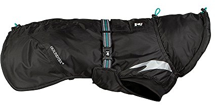 Hurtta Parka für Hunde, Wintermantel, Größe 8 Inch, Farbe Rabe, Houndtex-Material, Wasserfest, Reflektierend