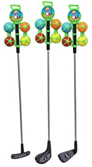 24 Kids Golf Club With 4 Balls - Choice Of 3 (Only 1 supplied)