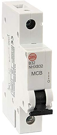 Wylex NHXB32 32 Amp Single Pole Type B 230V 6kA Circuit Breaker MCB (NSB32)