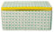 Bloomingville Burriera con cperchio Carla - Portaburro Contenitor per Burro in gres colorato L 13 x H 6 x W 10 cm, Verde Giallo, Ceramica Gres
