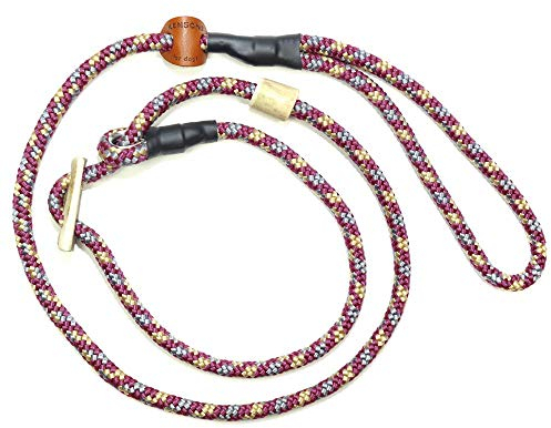 Retriever-Leine/Moxonleine Sporty-Style | robuste Hundeleine aus Tau mit Klemme & Halsbandfunktion | 8mm – besonders griffig & wetterfest | Training, Alltag & Dummyarbeit