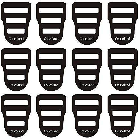 Coucoland Herren Einstecktuch Halter Set Taschentücher Einstecktuchhalter für den perfekten Sitz Herren Accessoires Set zu Konfirmation, Anzug, Smoking (12 Stück)
