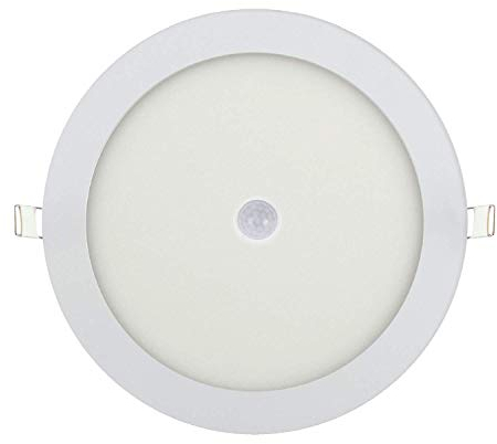 LED Slim Panel Einbauleuchte Panelleuchte Sensorleuchte Deckenlampe Deckenleuchte mit Bewegungsmelder 12w-Rund Ø 170mm Kaltweiß