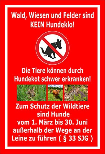 Melis-Folienwerkstatt Schild Kein Hunde-klo - 60x40cm - 3mm Aluverbund – 20 VAR S00359-112-D
