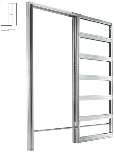 CONTROTELAIO per porta a scomparsa KIT CARTONGESSO 800X2100 Sp.100 SYNTESIS LINE FILO MURO art.ES2LK080SB