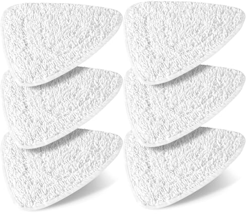 6 Pack für Vilead Steam Plus Dampfreiniger Ersatzbezug Kompatibel mit vileda Steam Dampfreiniger Ersatzbezüge und Vileda Steam PLUS Dampfreiniger, Tücher für vileda Bodenwischer Ersatzbezug