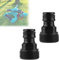 Adaptador Manguera Grifo Cocina Conector Grifo Manguera universal Plastico 3/4 Enchufe Rapido Agua Conectores de Grifo Jardin para 25 mm Rosca Exterior 2 Pieza (Plástico)