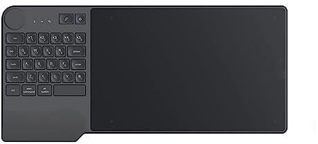 LiLiTok KD200 Inspiroy Keydial Wireless Keyboard, Drawing Tablet Bluetooth 5.0 Connection Keyboard, 23 Keys Keyboard 8192 Levels