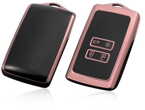 GAFAT Key Shells for Dacia Duster 3 2/ Bigster 2025 2026-2018 Key Case Cover Protection, TPU Silica Gel, Dacia Duster 3 Accessories, Bigster Accessories (Pink)