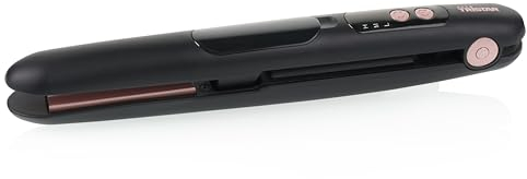 Piastra per capelli senza fili Tristar - Funzione vapore - Perfetta per viaggiare - 3 impostazioni di temperatura - Rivestimento in ceramica - 30 minuti di autonomia - HD-2501