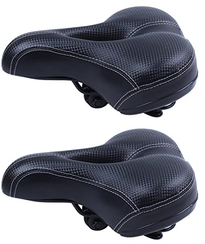 Oikabio 2X Bicicleta Ciclismo Big Bum SillíN Road Bike Wide Soft Pad Comfort Cushion