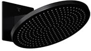 Steinberg Wall Rain Regenpaneel, direkter Wandanschluss, Durchmesser 250mm, EasyClean, 3905650S, Farbe: Matt Black