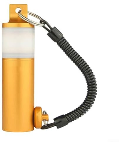 ReachMall Scuba Diving Signal Light, Scuba Dive Strobe Signal Light, Night Dive Marker Light, Aluminum Alloy Diving Lights With Hand Strap(Orange)