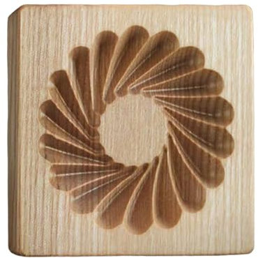 Stampi Biscotti Tagliabiscotti da cucina in legno intagliato per biscotti, timbri per biscotti, timbri per biscotti, per timbri per biscotti, decorazioni estive primaverili (Yellow, 10X10X2CM)