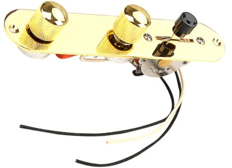 DRESSOOS 3 Eisenplattenleitung Gitarrenzubehör Gitarrenkabelbaum E Gitarren Steuerplattenverkabelung Potentiometerkabelbaum Kabelbaum Gitarrenzubehör Steuerplatte Und Knopf