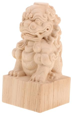 CLISPEED Pont Arc Miniature avec Figures De Lion Sculptées Modèle De Pont De Style Chinois pour Décoration De Jardin Fleurons