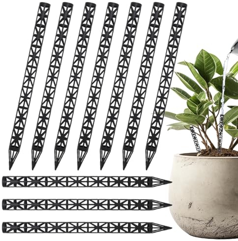 Generico Aireador para raíces de plantas – Punta de cerámica con punta – Tubo de fertilizante y ventilación del suelo – para macetas de interior y exterior, jardín y patio doméstico